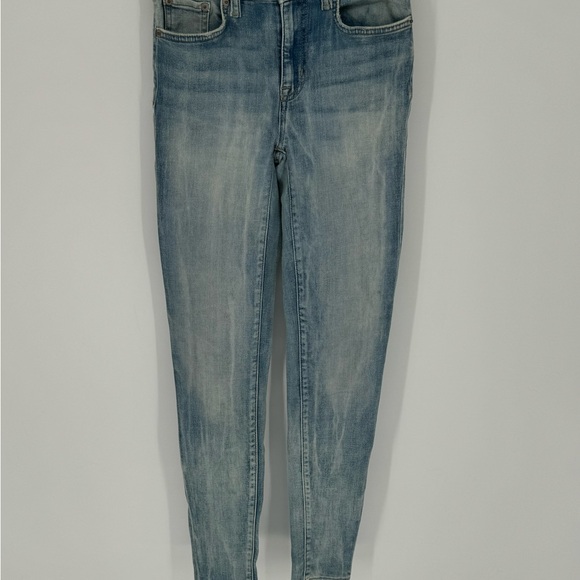 NWOT Lauren Ralph Lauren Women's Mid Rise Skinny Legs Blue Jeans Sz 00 S2 - Picture 2 of 6